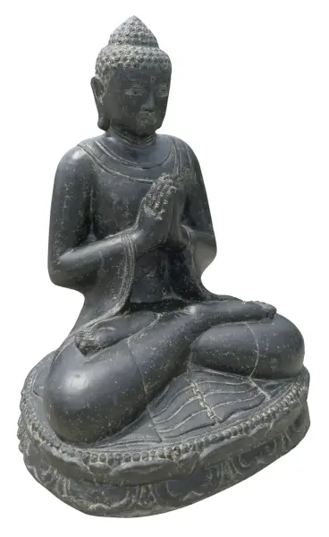 Product image 3 of the product “Buddha sitting, cast stone, 80cm high, light 80 cm”